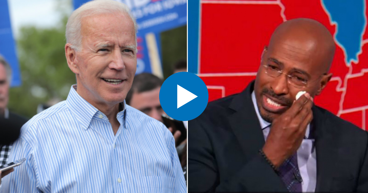 Joe Biden (i) y Analista político de CNN, Van Jones (d) © Collage Flickr/Gage Skidmore