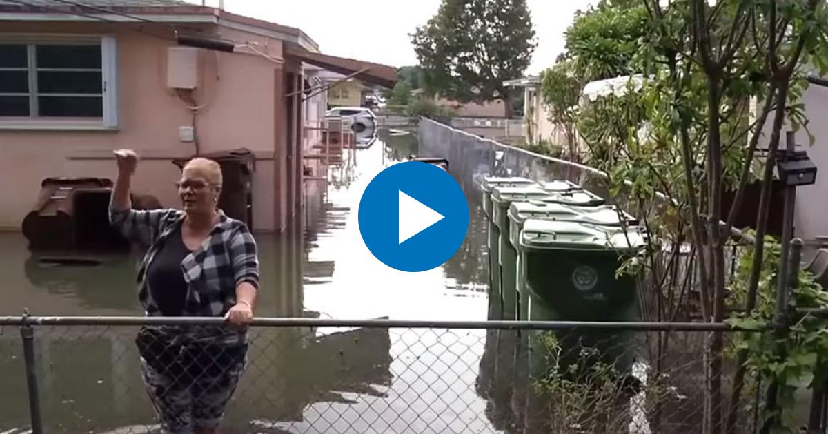 Inundaciones en Hialeah, Florida © YouTube / América Tevé 