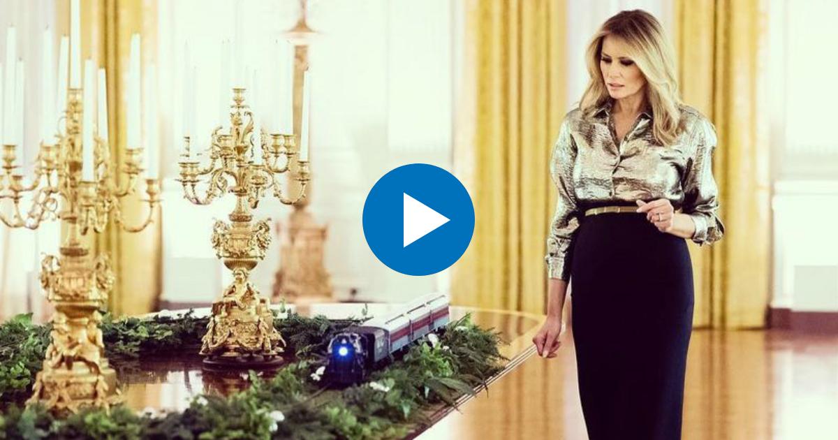 Melania Trump presenta la decoración navideña de la Casa Blanca © Instagram / Flotus