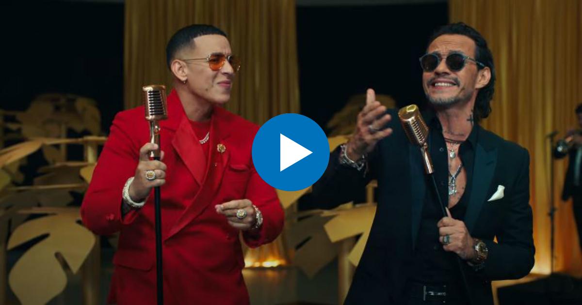 Daddy Yankee y Marc Anthony en el videoclip de "De vuelta pa la vuelta" © Youtube / Daddy Yankee