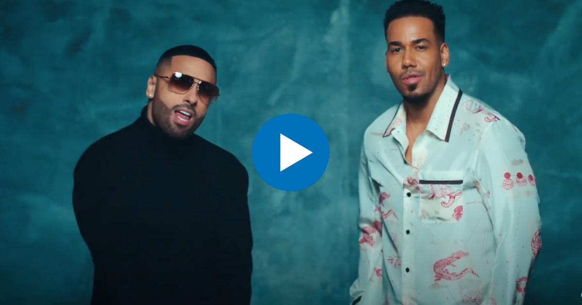 Nicky Jam y Romeo Santos en "Fan de tus fotos" © YouTube / NickyJamTV