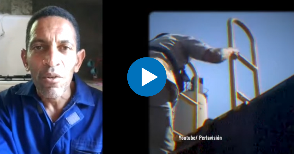Fajardo de Armas en el video © YouTube/Diario de Cuba/ Screenshot