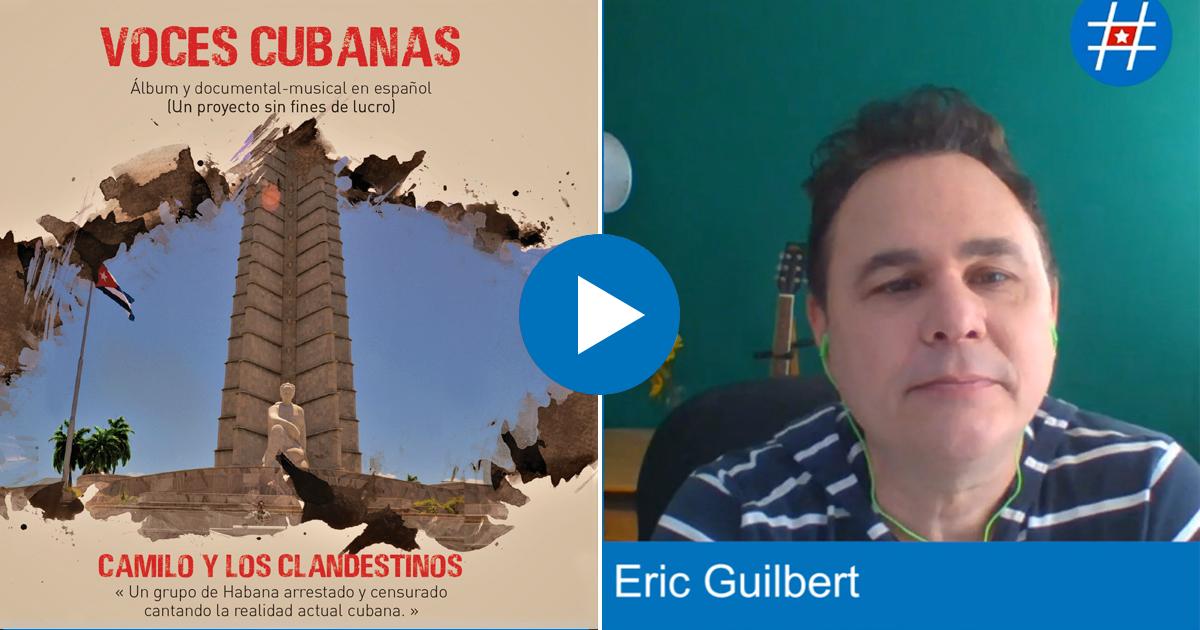 Captura de la web del documental y su director Eric Guilbert