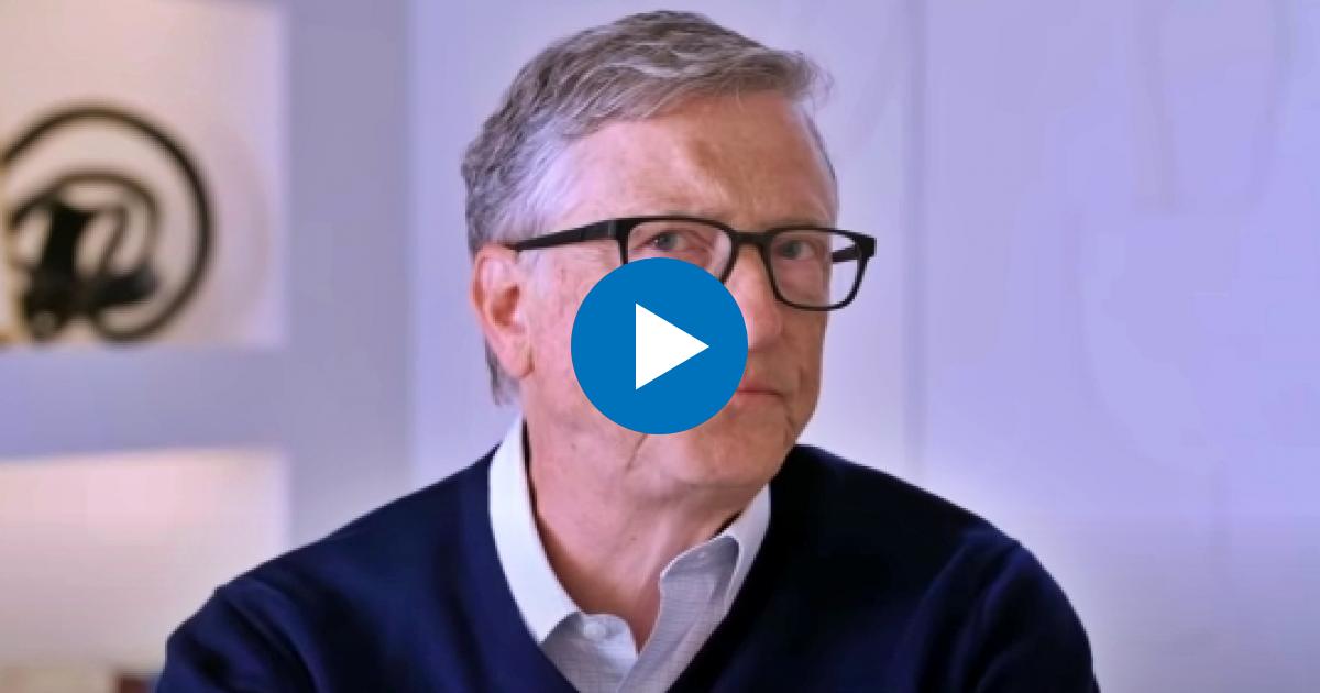 Bill Gates en el programa de CNN Oppeinheimer presenta © Captura de pantalla/YouTube
