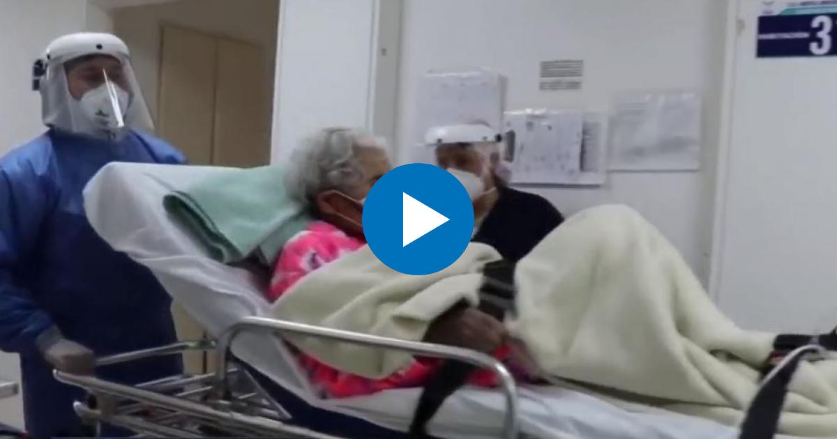 Carmen, la anciana colombiana de 104 años que ha superado el COVID-19 dos veces © Captura de video de Telemundo
