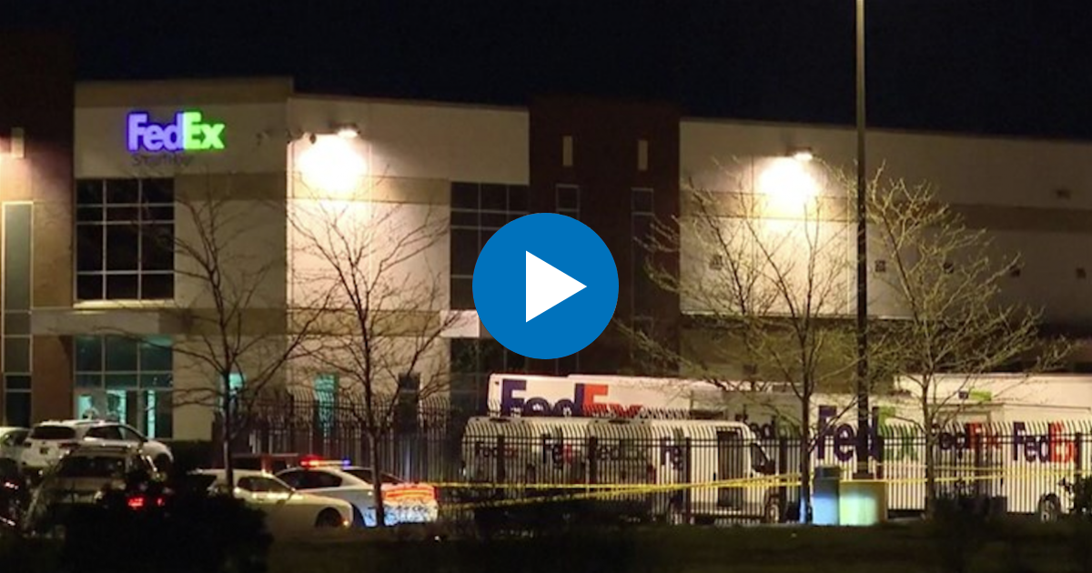 El lugar del tiroteo fue precintado por la policía © Screenshot video NBC News