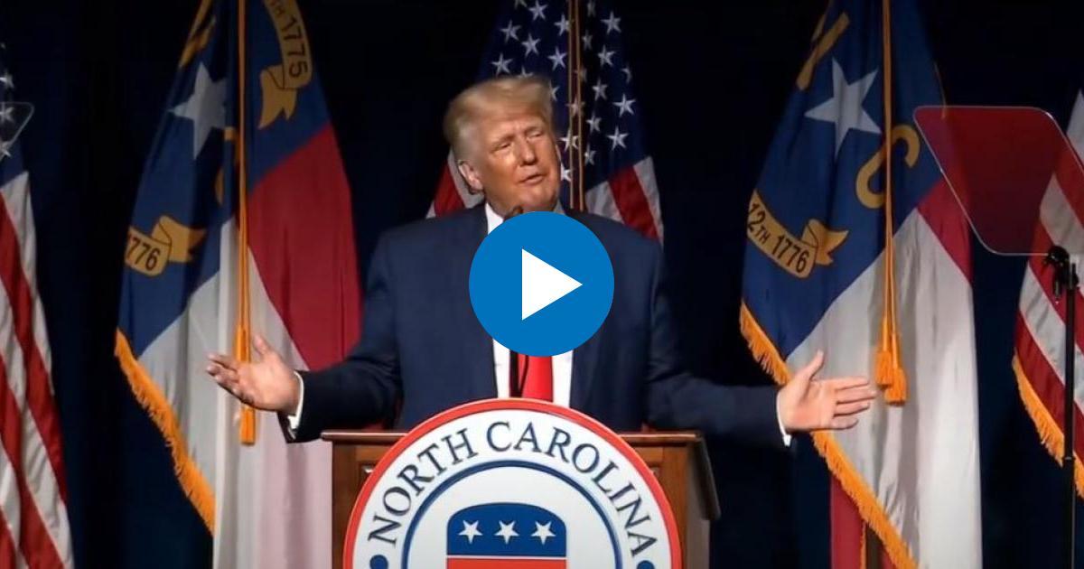 Donald Trump © Captura de video de YouTube de FOX Carolina News