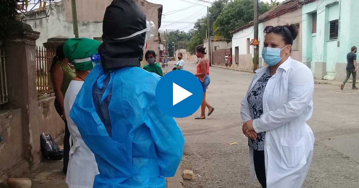 Persona sanitario en La Habana (referencia) © Facebook/Dirección Provincia de Salud 