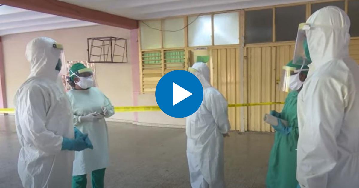 Personal sanitario en la provincia de Holguín (referencia) © YouTube/screenshot-Solvisión
