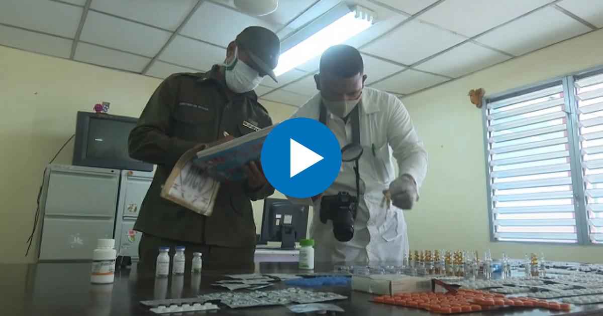 Medicamentos confiscados en Guantánamo © Captura de pantalla/Solvisión