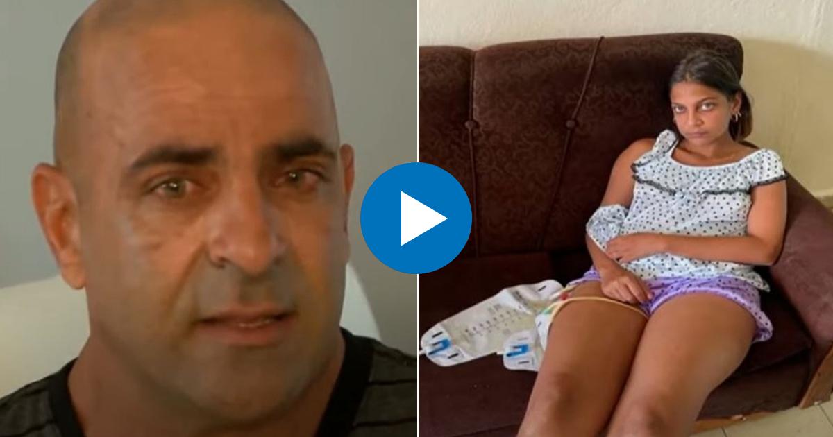 Osmán Almeida, el cubano que pide visa para su hija (i) y © Collage America/Tevé