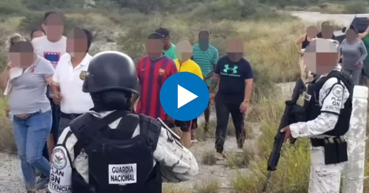 Migrantes rescatados © YoTube / Excélsior TV