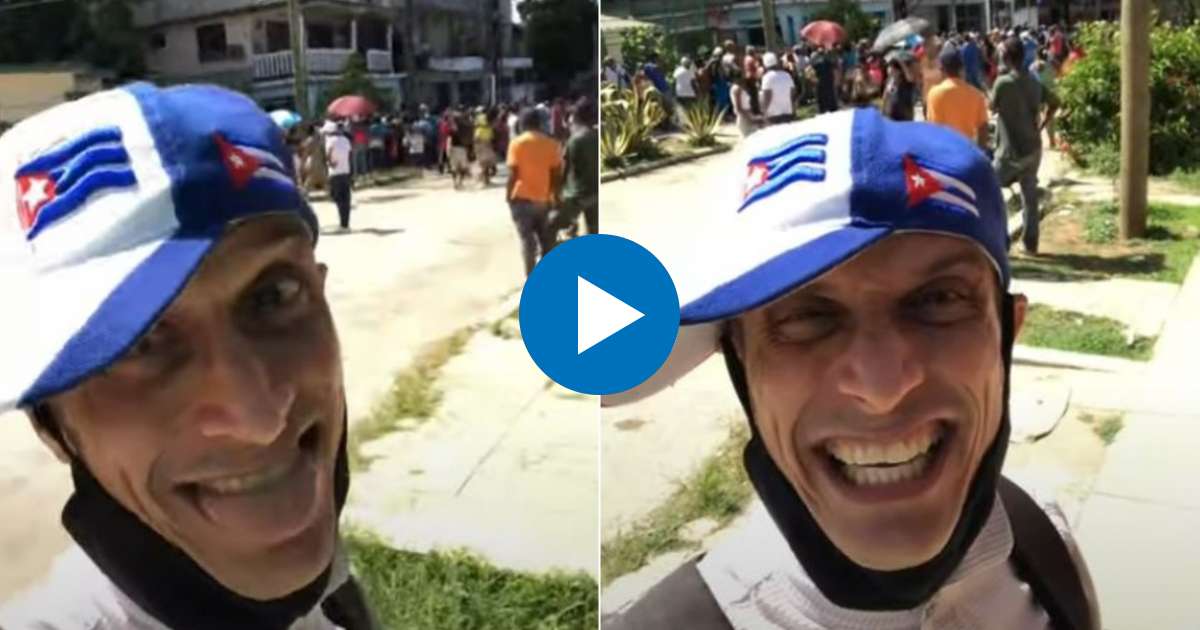 Jardiel, en una cola cubana © Youtube / Captura de video