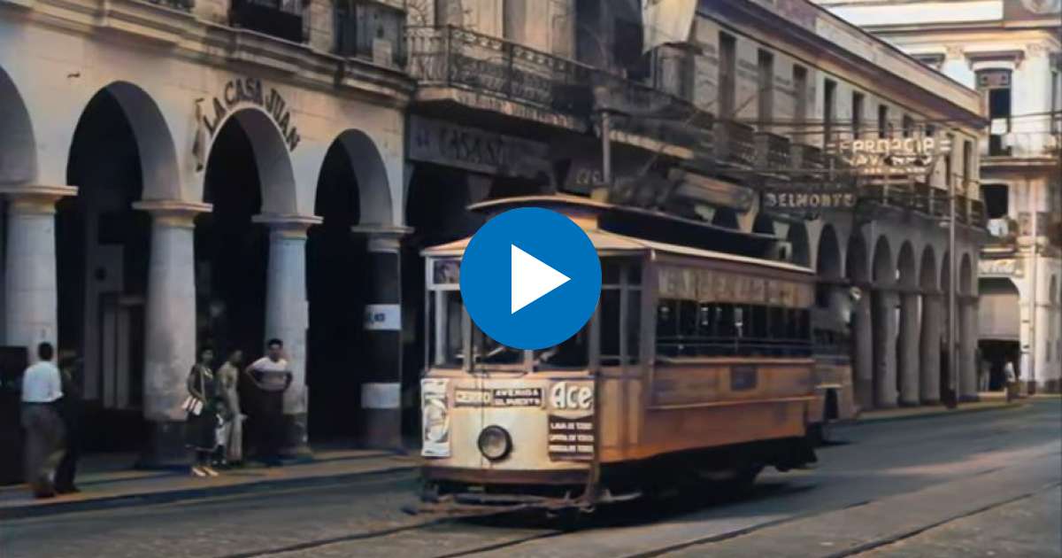 La Habana en la década de 1950 © Captura de imagen en YouTube Rick88888888