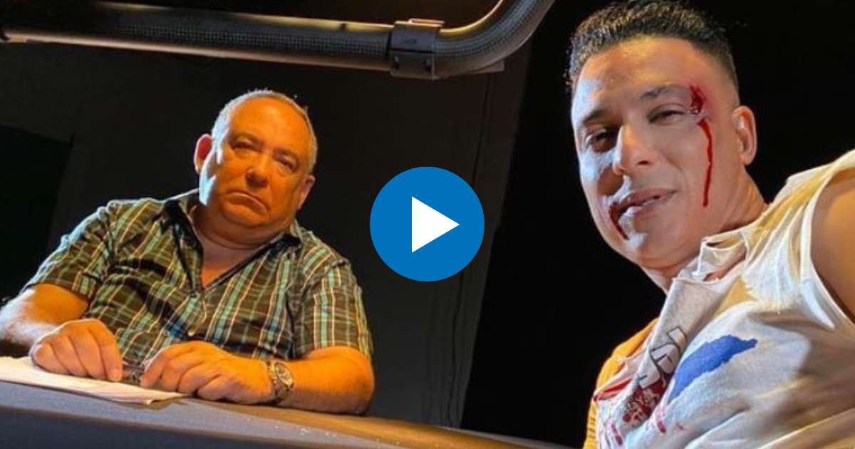 Alberto Pujol y Rey Chávez en videoclip del tema "Plantado" © Instagram del artista