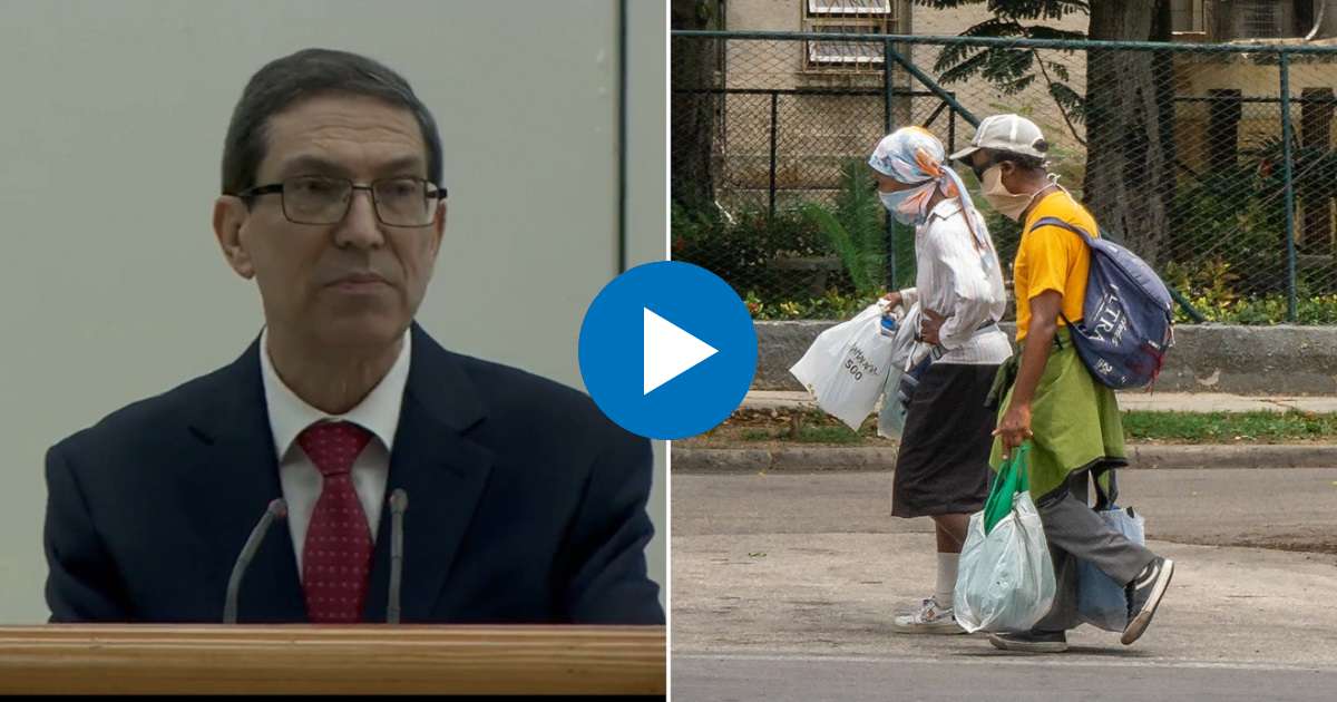 Bruno Rodríguez y ancianos en La Habana © Cancillería de Cuba / CiberCuba
