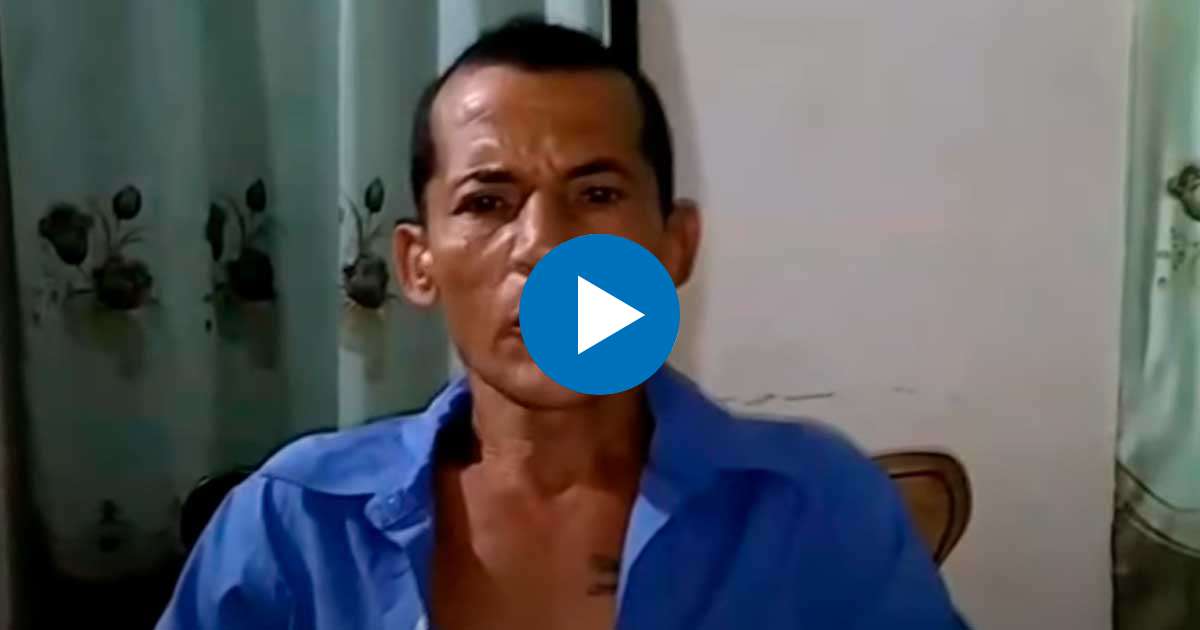 Activista de Cuba Decide Yoan Ricardo Llerena © Captura vídeo/Cubanet