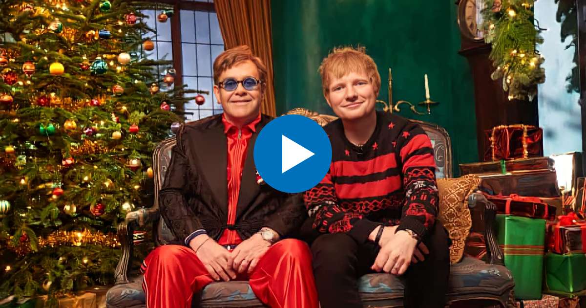 Elton John y Ed Sheeran © Instagram/ Ed Sheeran