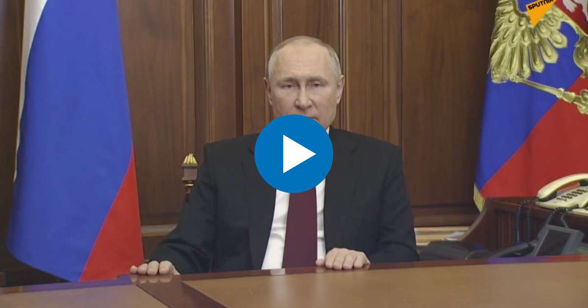 Vladimir Putin © Captura de video / Facebook