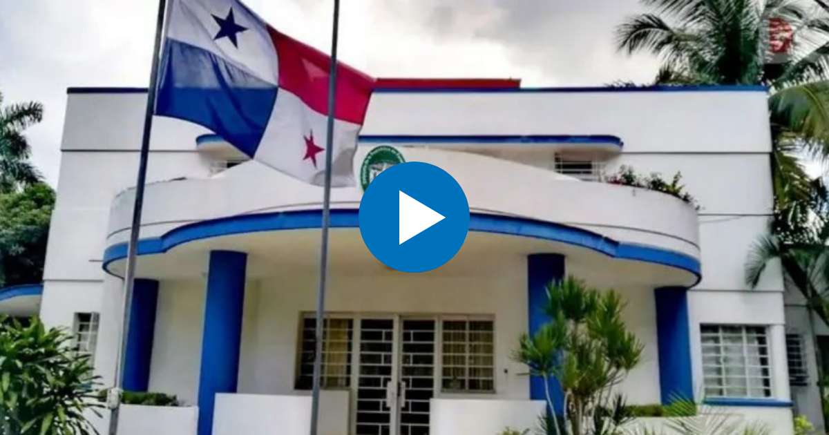 Embajada de Panamá en Cuba © Twitter / Ernesto Soberón