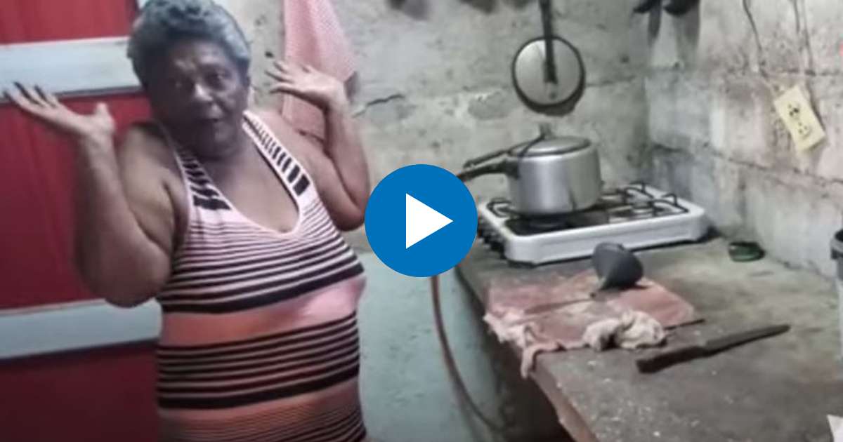 Anciana cubana © YouTube/screenshot-Cubanet