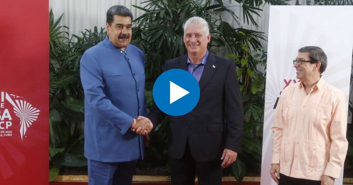 Díaz-Canel y Maduro en cumbre del ALBA, en La Habana © Twitter / Presidencia de Cuba
