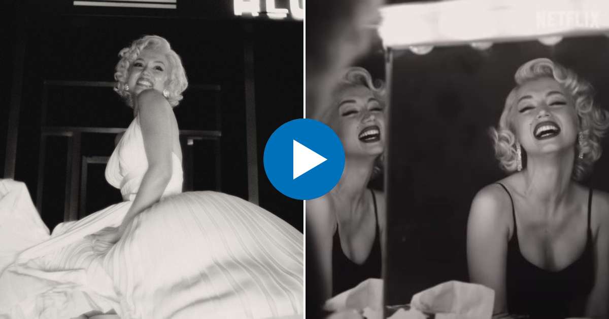 Ana de Armas como Marilyn Monroe © Youtube / Netflix