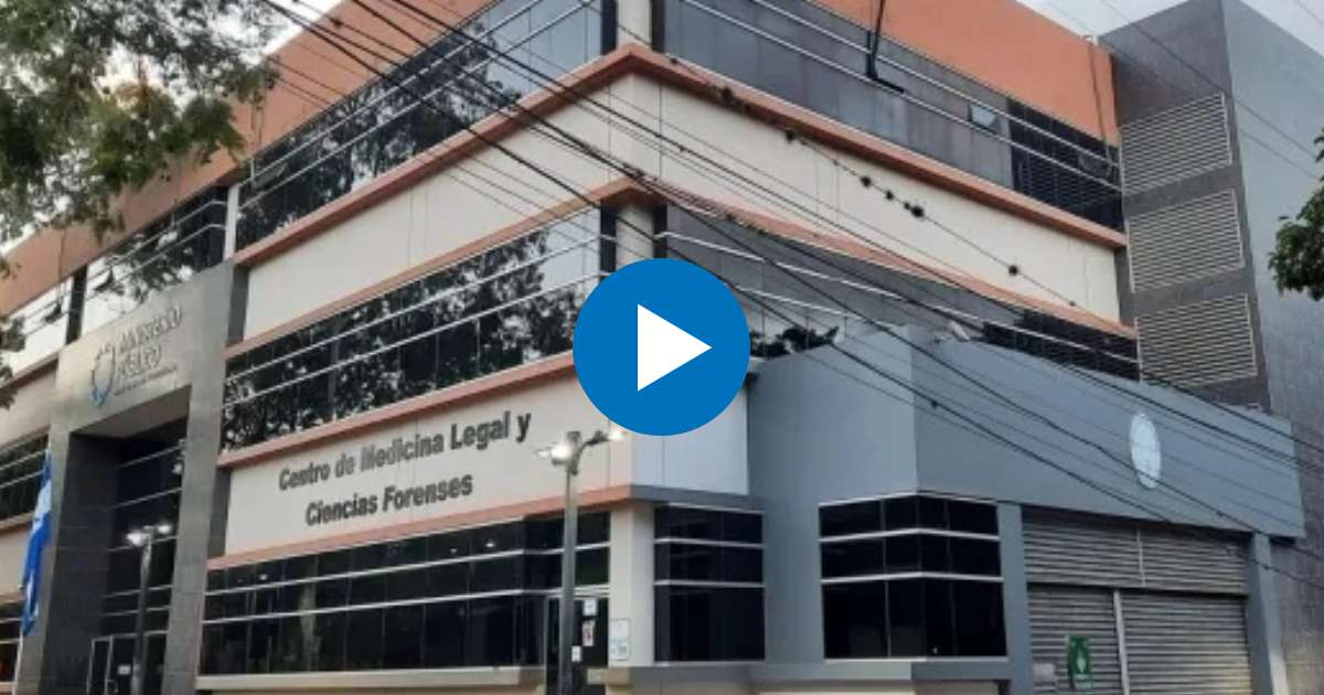 El cuerpo de la cubana fallecida se encuentra en el Centro de Medicina Legal y Ciencias Forenses de Tegucigalpa © Captura de Pantalla/ HCH TV