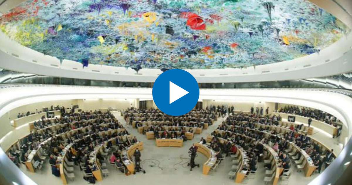 Consejo de Derechos Humanos de la ONU © Twitter/ Miguel Díaz-Canel