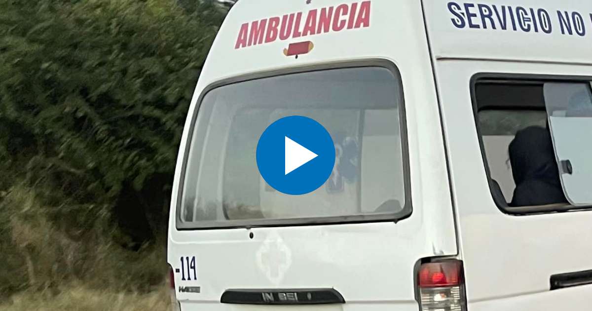 Ambulancia en Cuba (Imagen de referencia) © ACN