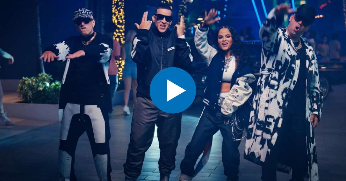Natti Natasha, Daddy Yankee y Wisin y Yandel en videoclip de "Mayor que usted" © Captura de pantalla / Facebook Natti Natasha