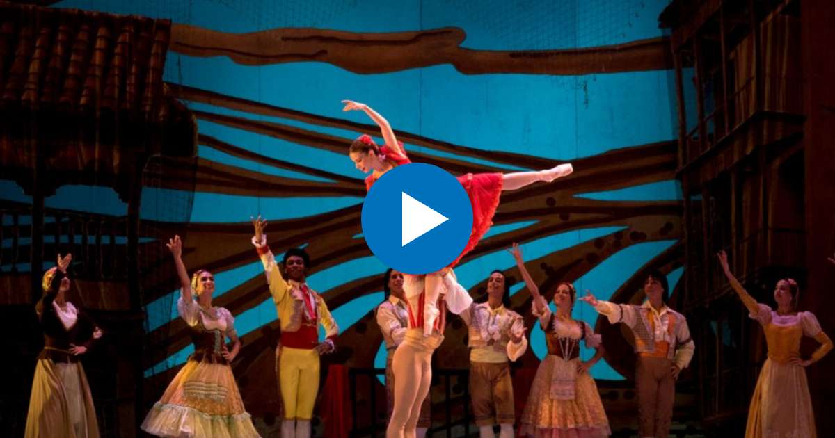 Presentación del BNC © Facebook / Ballet Nacional de Cuba