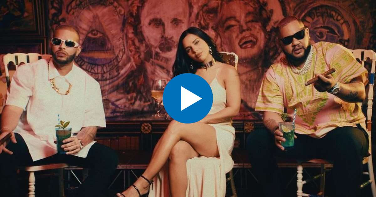 El Taiger, El Metáliko e Izzy La Reina en videoclip "Ironía" © Instagram / El Taiger