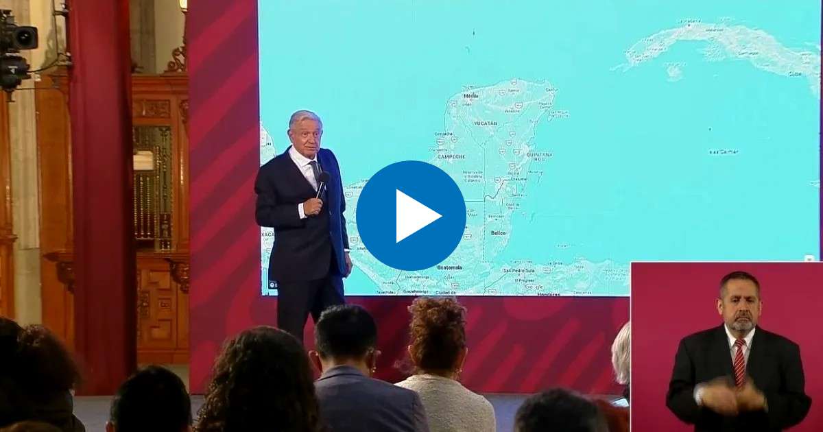 López Obrador explica su idea de importar balasto de Cuba © Debate