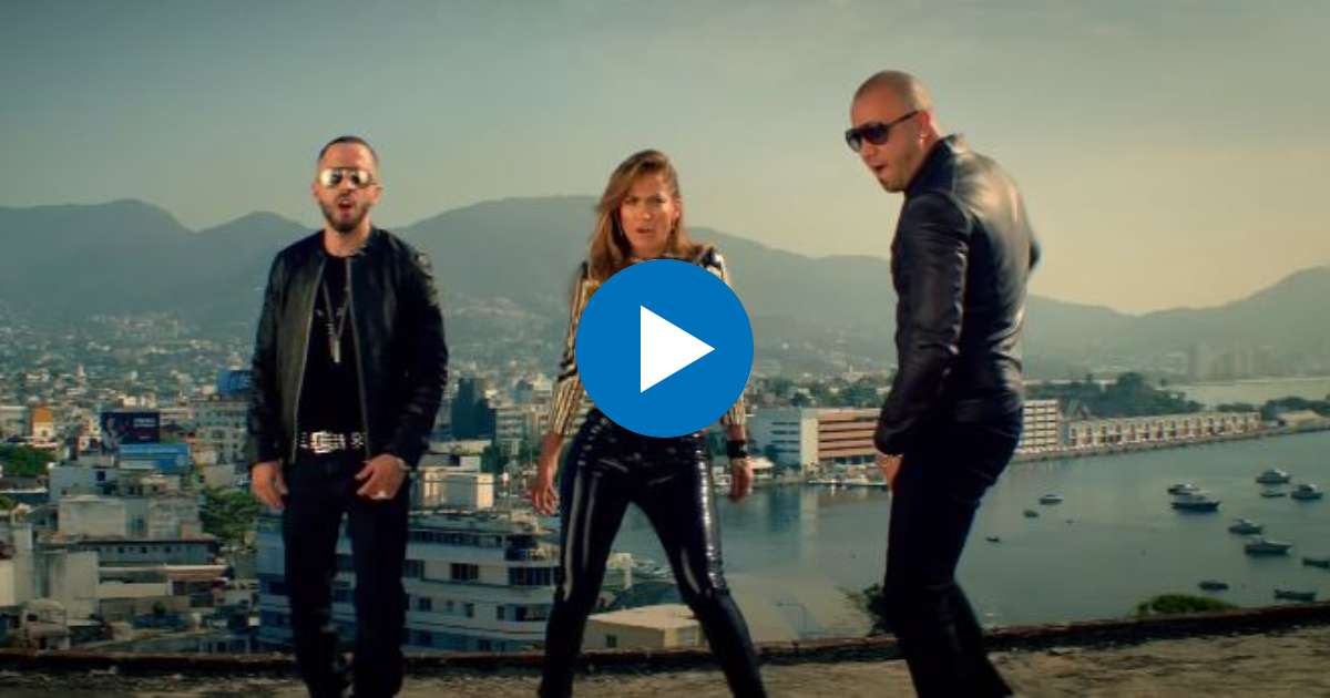 Jennifer Lopez con Wisin y Yandel en el videoclip "Follow the leader" © Youtube / Wisin y Yandel