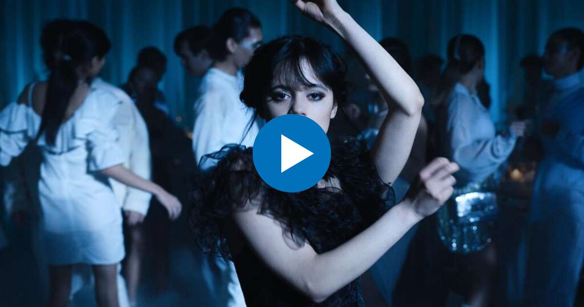 Jenna Ortega bailando en la serie Wednesday de Netflix © Netflix