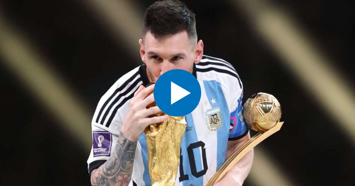 Leo Messi © Twitter / Copa Mundial FIFA