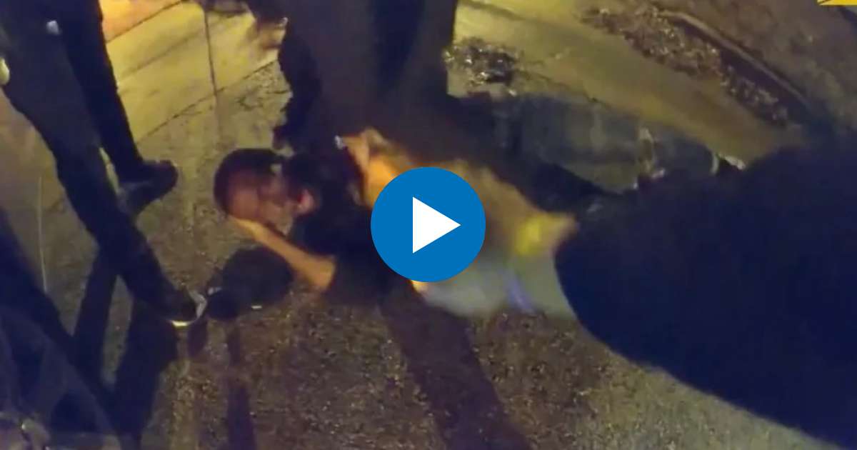 Golpiza policial a Tyre Nichols en Memphis © Captura de video de YouTube 