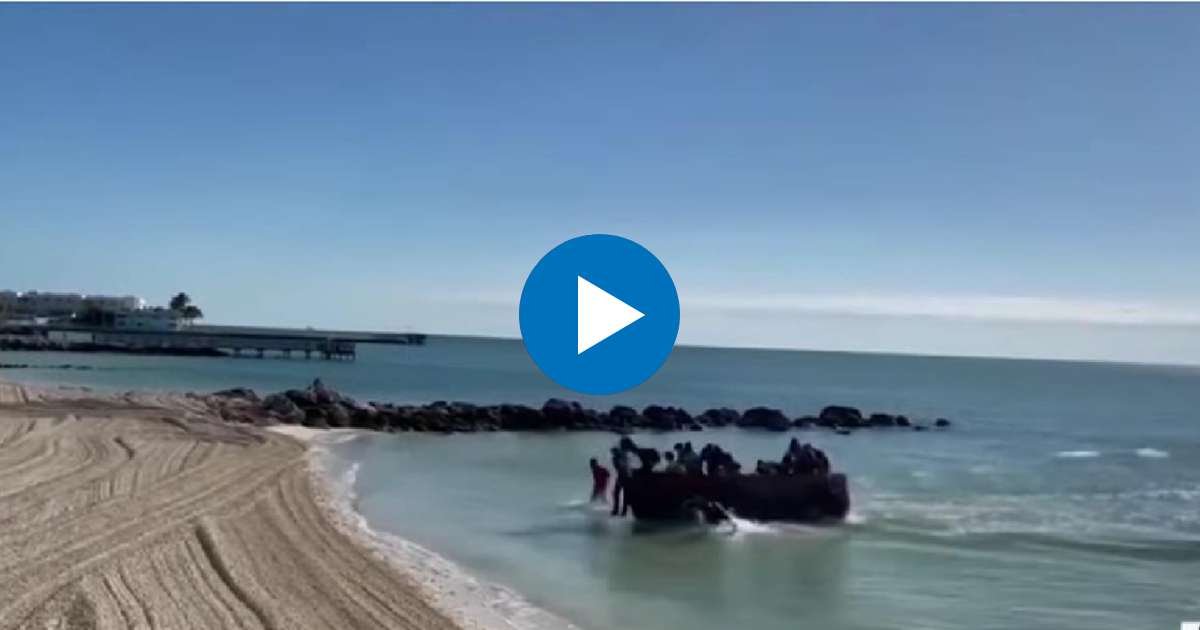 Balseros en costas de Florida © Captura de video / Local10 News