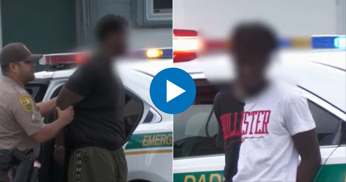 Sospechosos arrestados © Captura de video / NBC Miami