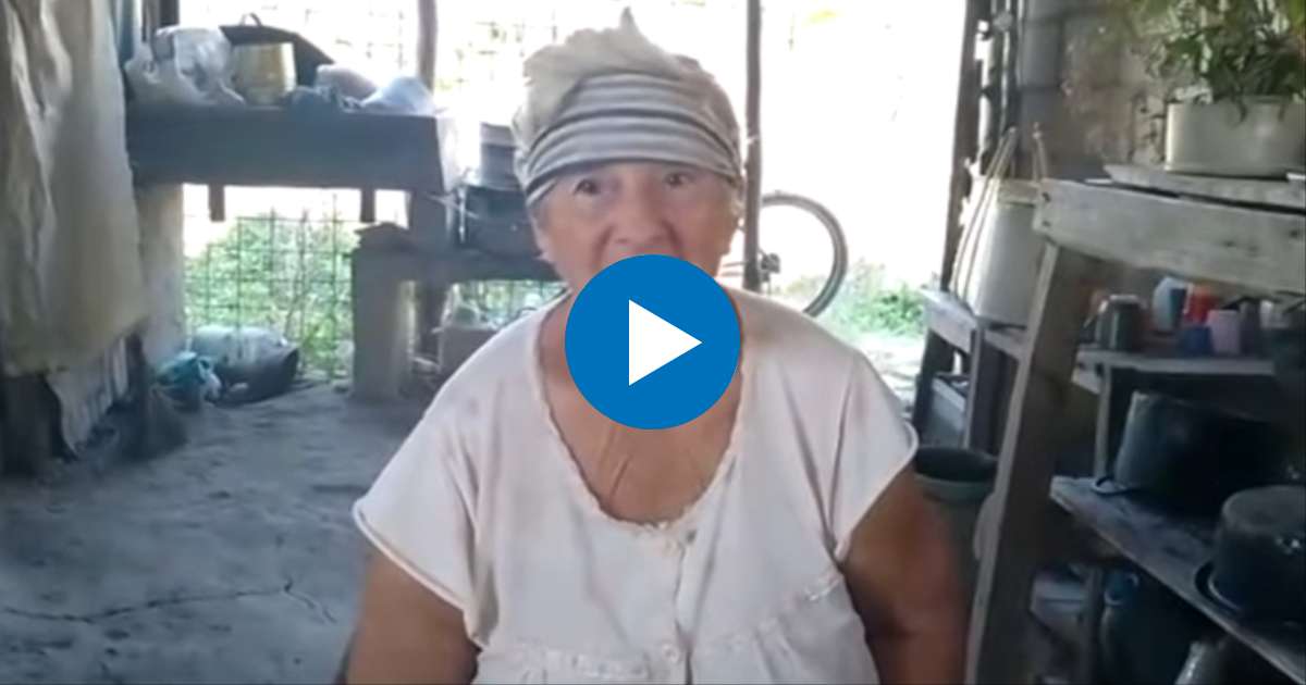 Anciana cubana © Captura de Youtube / Cubanet