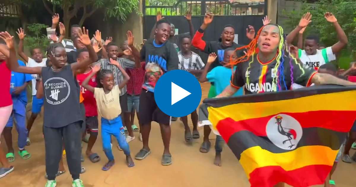 Tekashi en el videoclip de "Wapae" en Uganda © YouTube / Tekashi 6ix9ine 