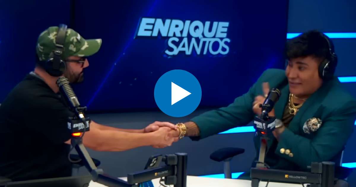 Enrique Santos y Eduardo Antonio © Captura de Youtube / Enrique Santos