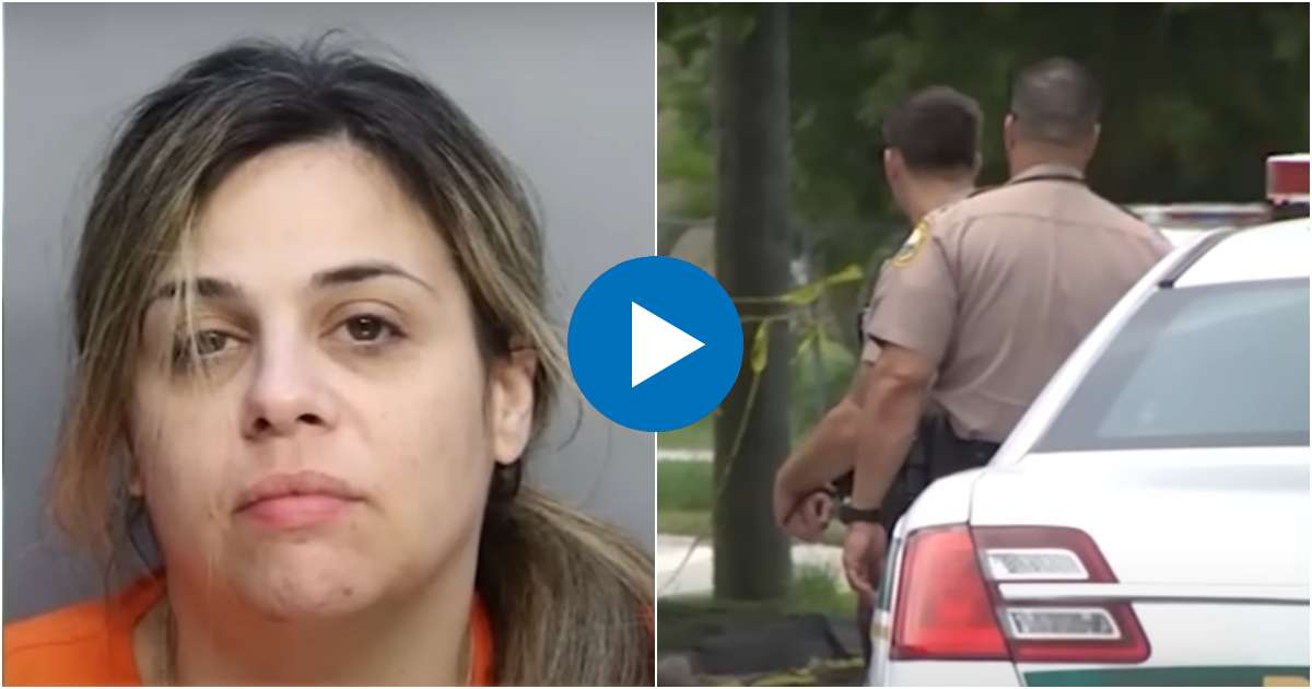 Homicida / Policía Miami -Dade © Captura video AmericaTeVé Canal41