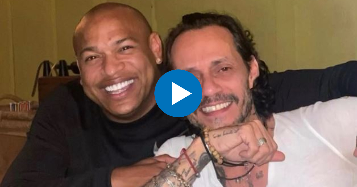 Alexander Delgado con Marc Anthony © Instagram / Alexander Delgado