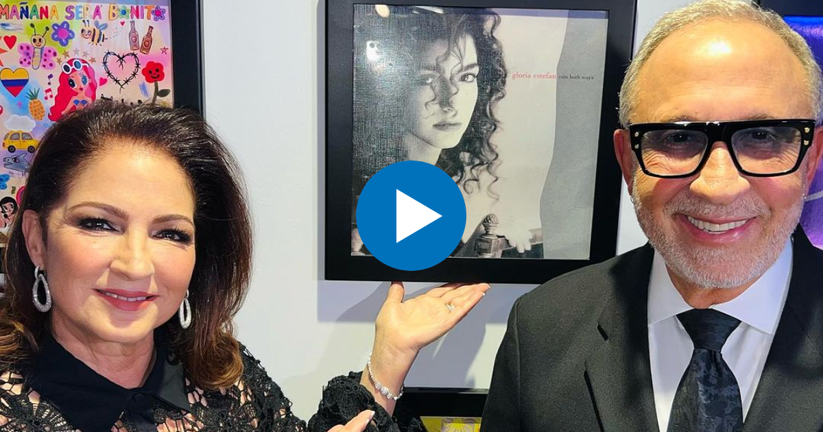 Emilio y Gloria Estefan reconocidos por la RIAA © Instagram / Gloria Estefan