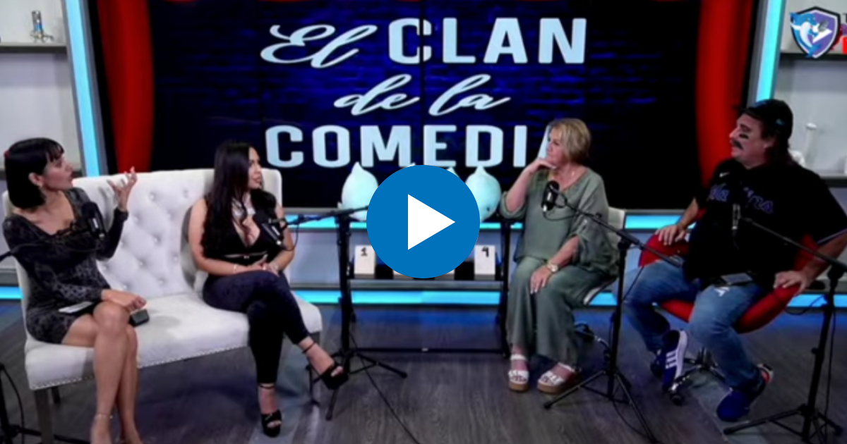 Mel Granda y Cary y su sazón en el Clan de La Comedia © Youtube / The Dolphin TV