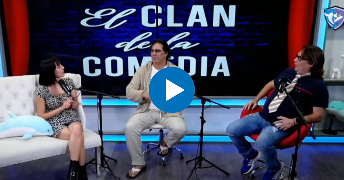 Humorista cubano Diego Álvarez "Cortico" invitado especial en El Clan de La Comedia © Youtube / The Dolphin TV