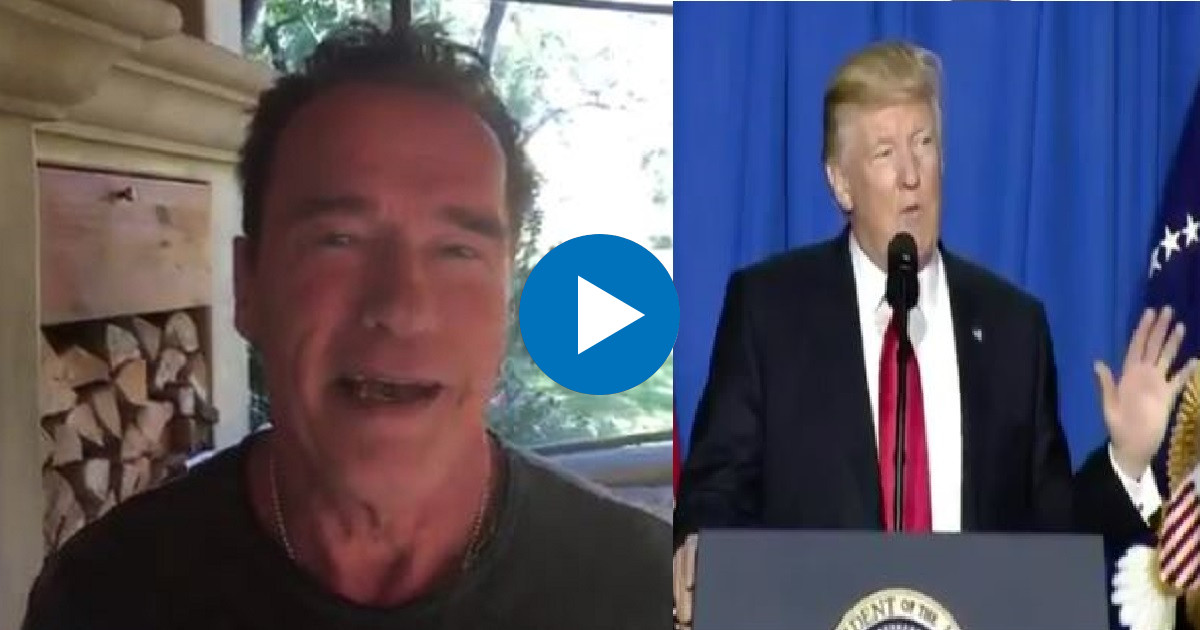 Arnold vs Trump © Twitter