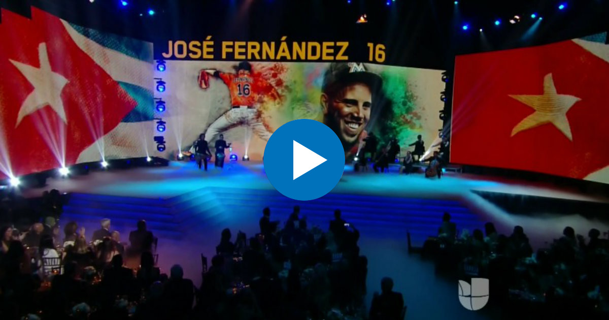 José Fernández homenaje © Univision